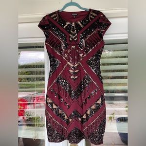 Express sequined dress
